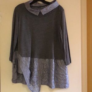 Redwood Court Asymmetrical Tunic/Top Sz S